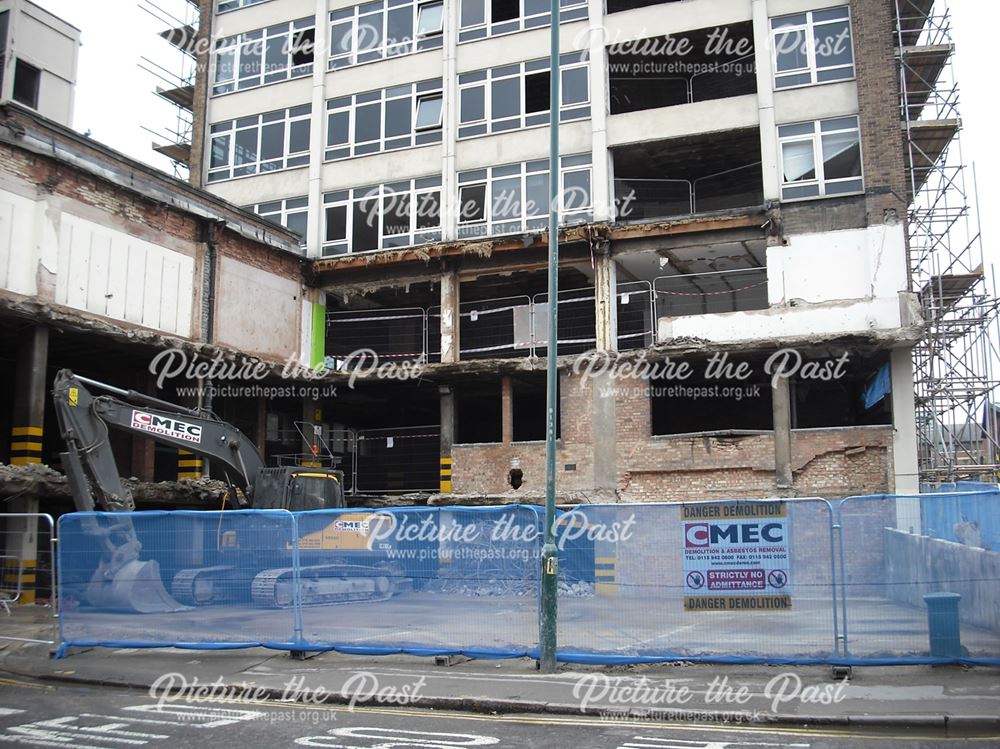 The rear of York House seen from York Street, Nottingham, 2014