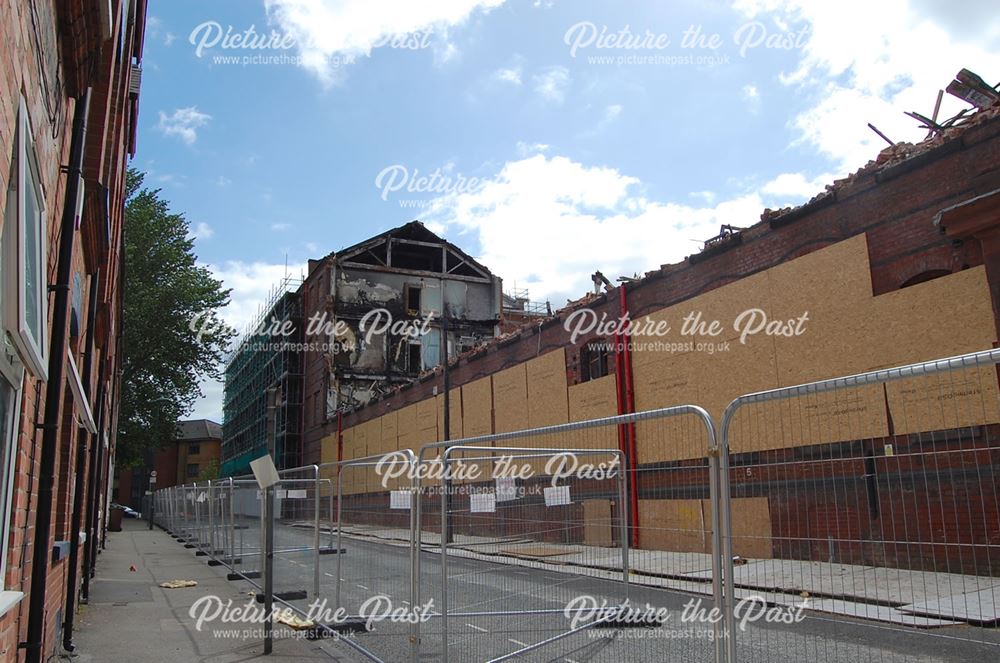 Former John Player cigarette factory, Player Street, Radford, Nottingham, 2015
