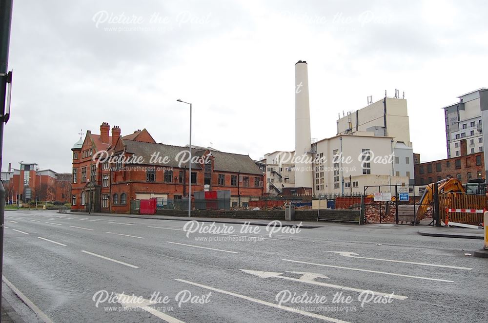 Site clearance on Canal Street, Nottingham, 2015