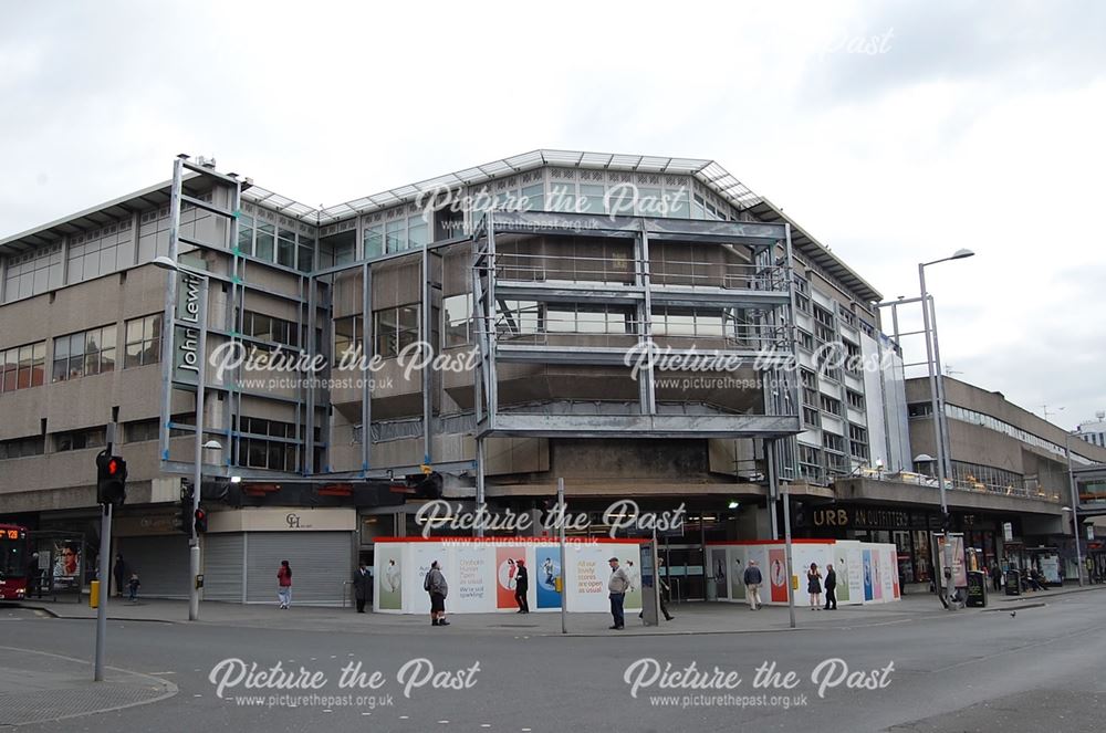 The Victoria Centre mid-redevelopment, Nottingham, 2015