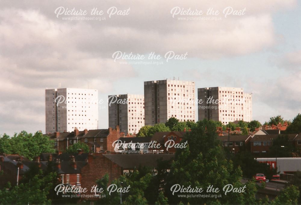 Flats at Willoughby Street, Lenton, Nottingham, 1999