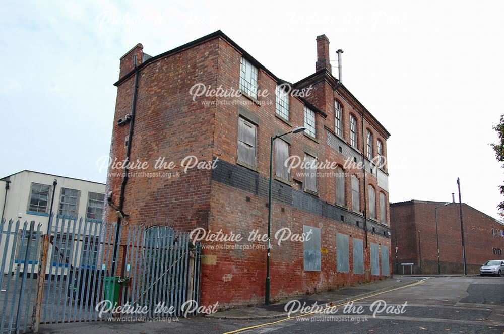 Derelict factory on Grant Street, Radford, Nottingham, 2015