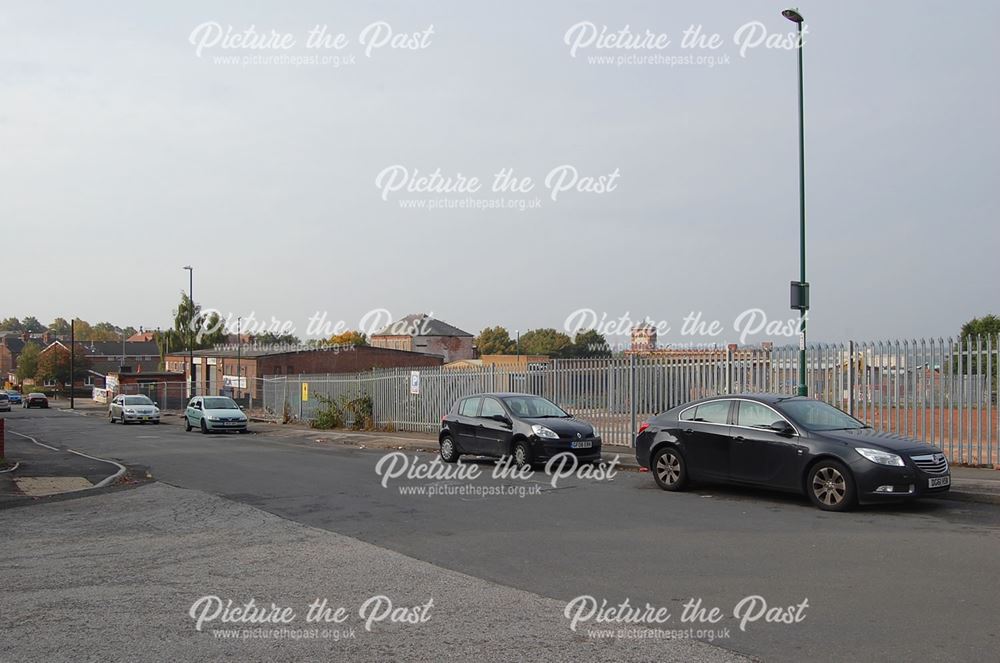 Demolition site, Highurst Street, Radford, Nottingham, 2015