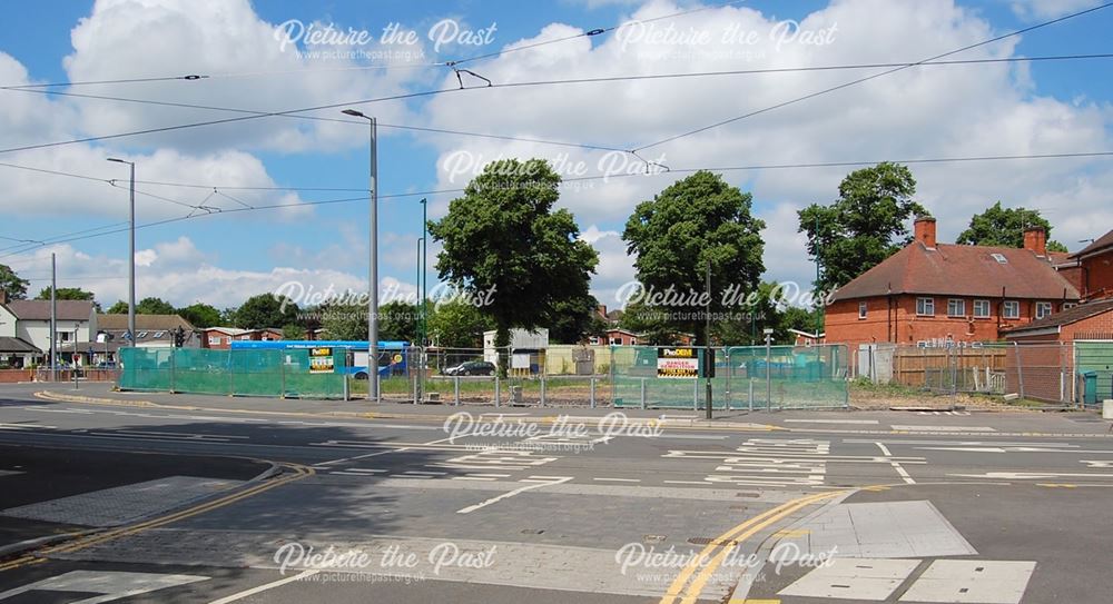 Site of former Red Cross building at the junction of Lenton Lane and Abbey Bridge, Nottingham, 2016