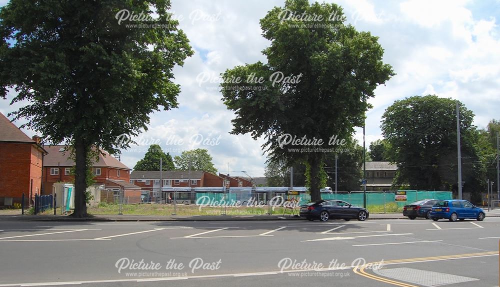 Site of former Red Cross building at the junction of Lenton Lane and Abbey Bridge, Nottingham, 2016