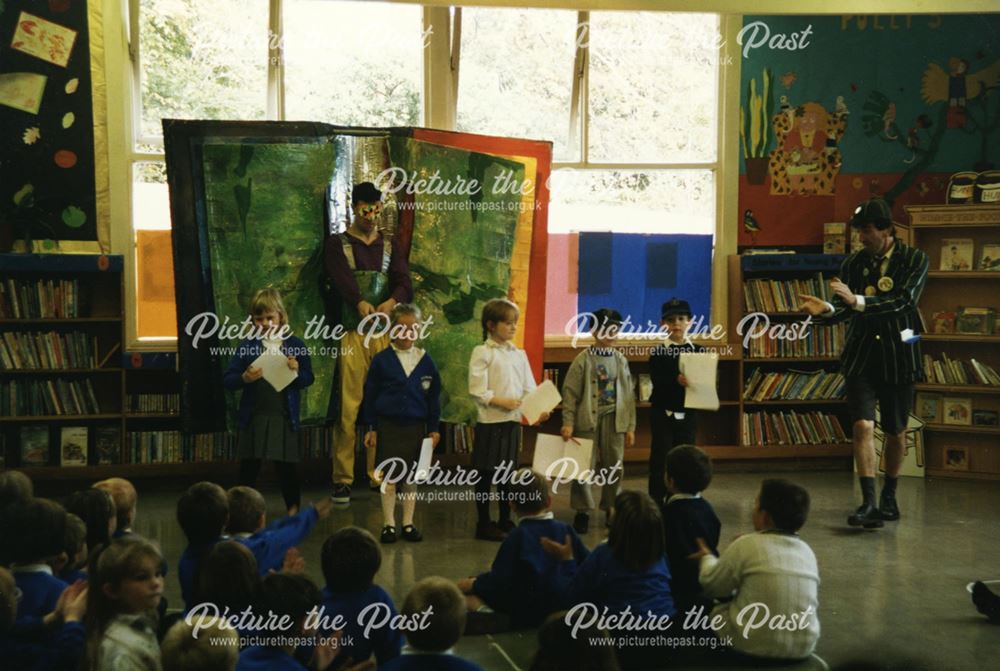 Booster Cushion Theatre Co. at Heanor Library, Ilkeston Road, 1996