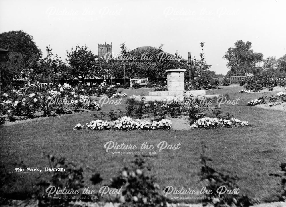 War Memorial, Heanor Park, off Ilkeston Road, Heanor, c 1958