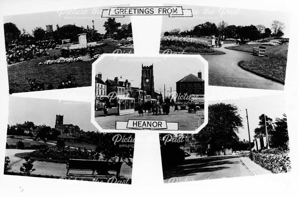 Postcard views of Heanor in the 1950's