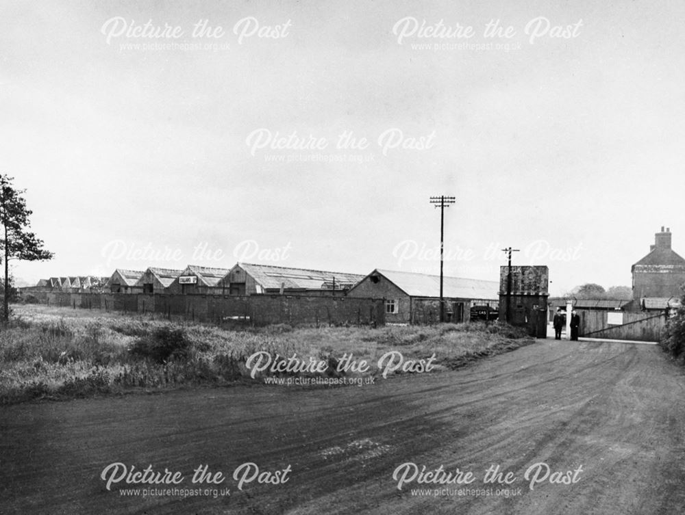 Collaro Factory Entrance, Langley Mill, 1944-45