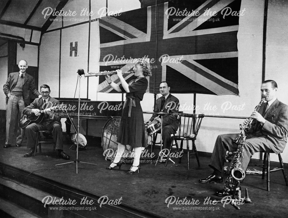 Entertainment Evening at Collaro Ltd, Langley Mil, 1944-5