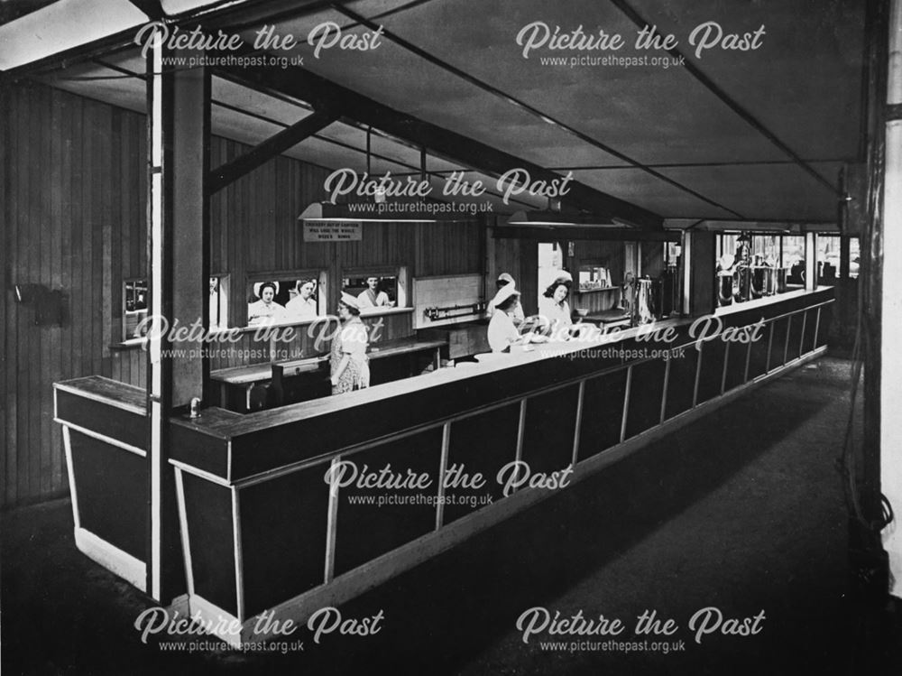 Canteen and Kitchen staff at Collaro Ltd, Langley Mill, 1944-5