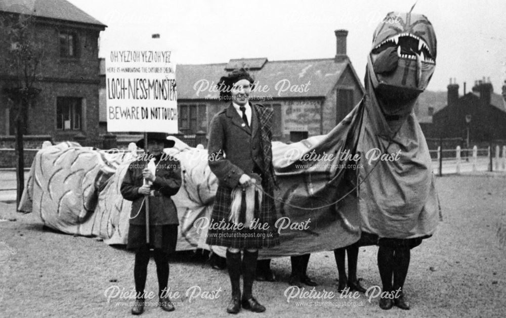 Loch Ness Monster, Cromford Road, Ripley Carnival, 1932