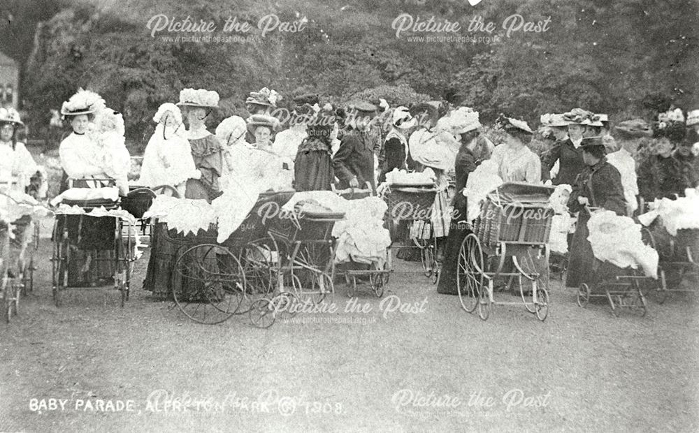 Baby Parade in Alfreton Park, 1908