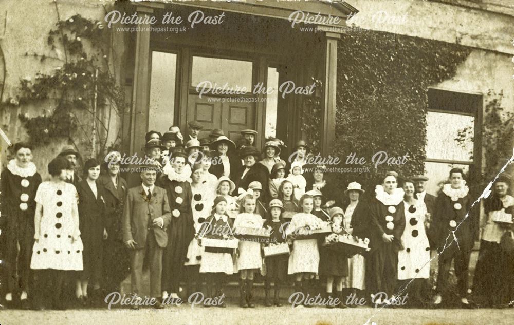 Garden Party at Shottle Hall in the 1920's