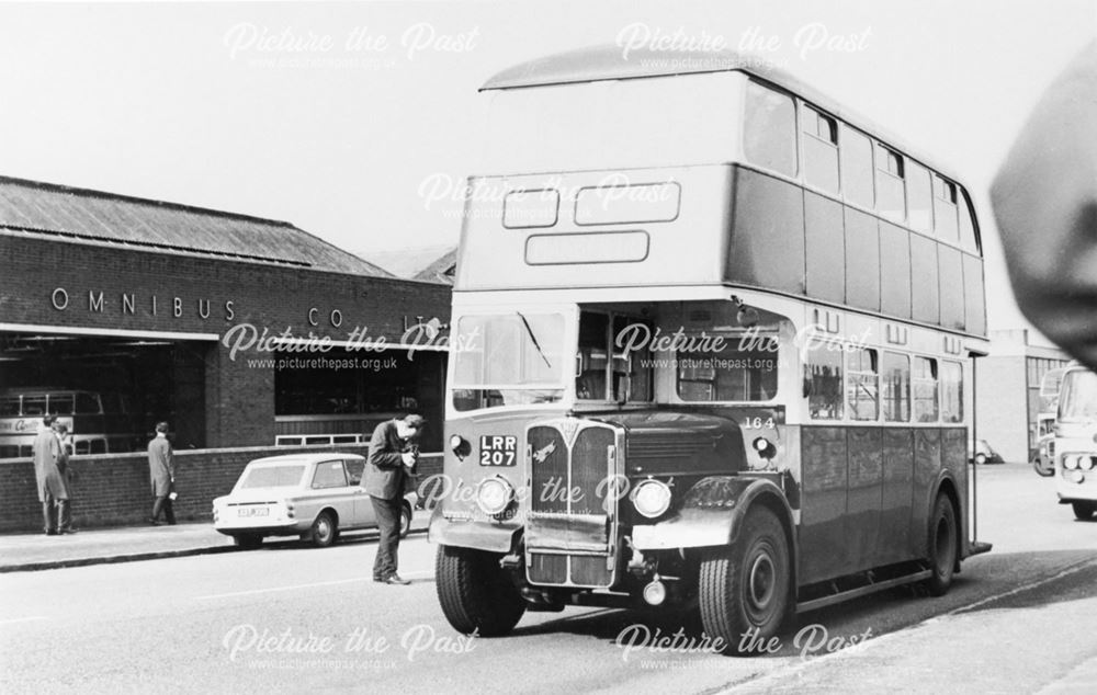 Midland General Omnibus Company, Sutton Road, Mansfield, c 1960s