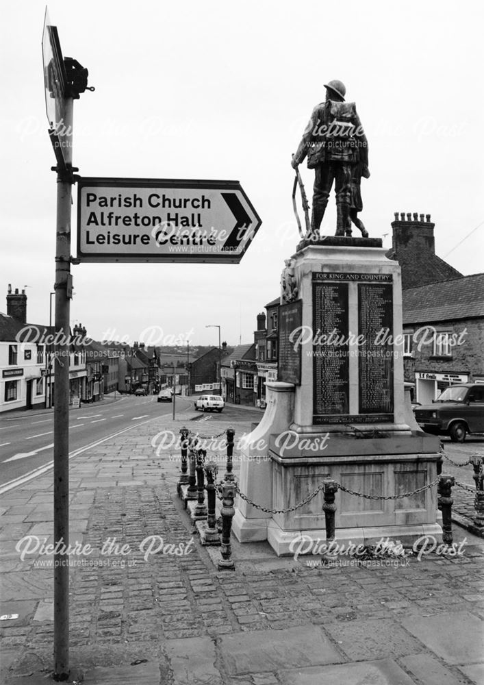 War Memorial, King Street, Alfreton, 1987