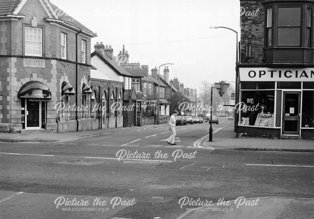 Cressy Road from High Street, Alfreton, 1987