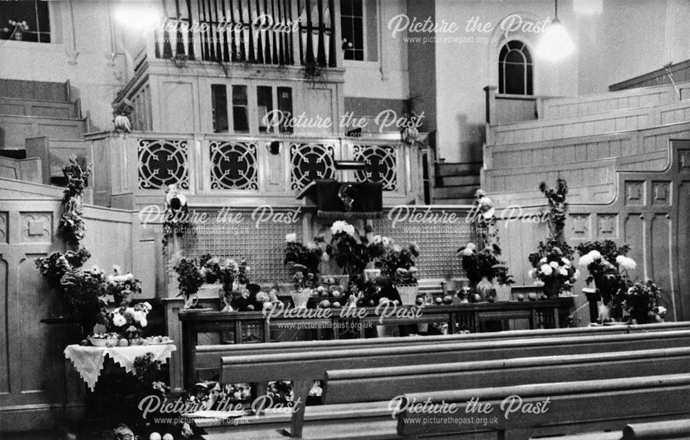 Ebeneezer Chapel Interior, Ripley, c 1950