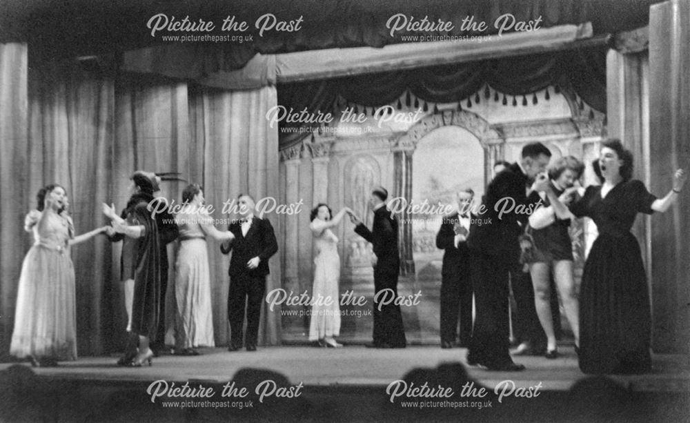 Babes in the wood, Butterley Company Pantomime, Butterley Hill, Butterley, near Ripley, 1949