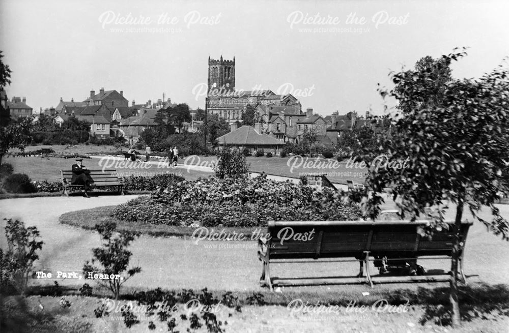 Memorial Park, Ilkeston Road, Heanor, early 1950s