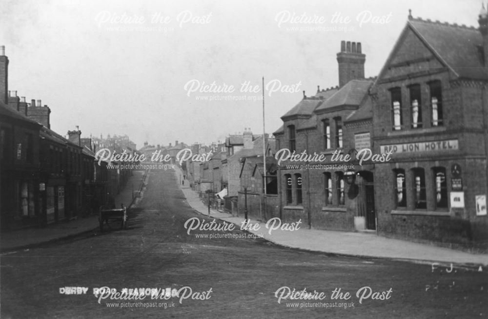 Red Lion Hotel, Derby Road, Heanor, c 1900