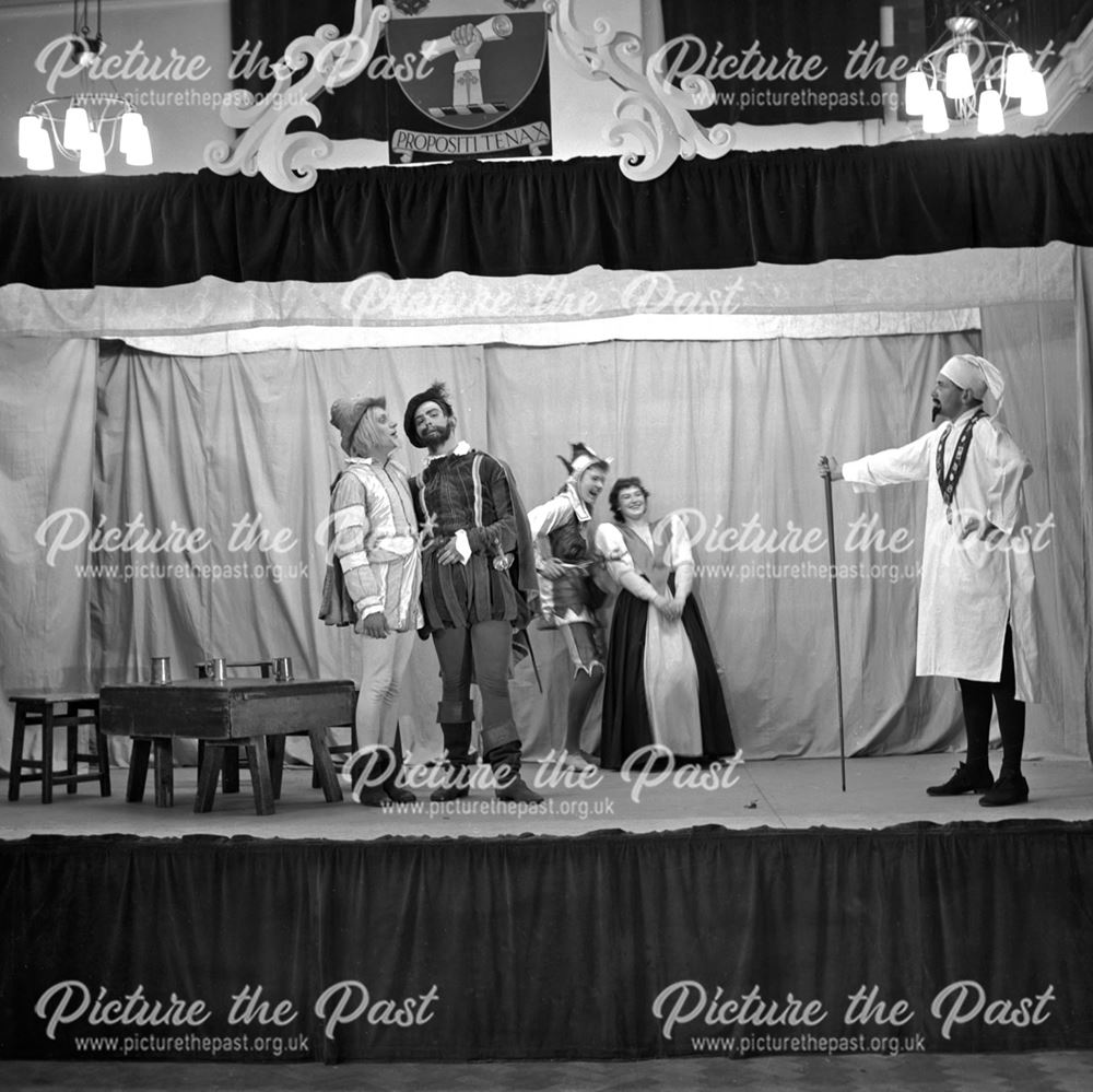 Twelth Night at Performed at Herbert Strutt School, Derby Road, Belper, c 1950s ?