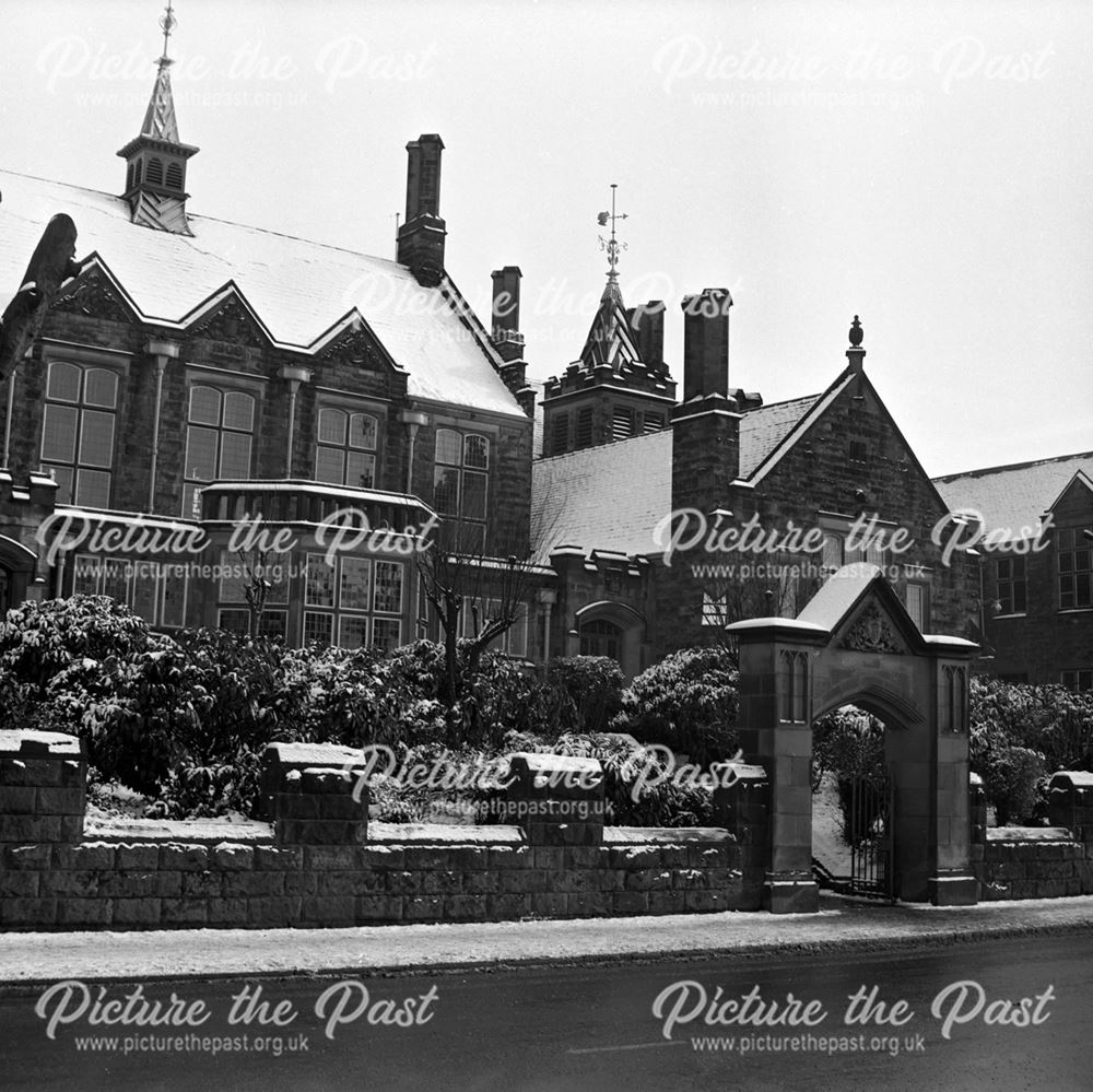 Entrance to Herbert Strutt School, Derby Road, Belper