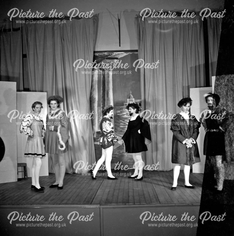 Performance of The Merchant of Venice, Herbert Strutt School, Belper