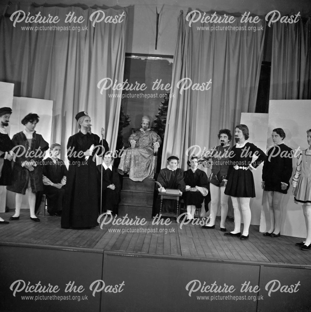 Performance of The Merchant of Venice, Herbert Strutt School, Belper