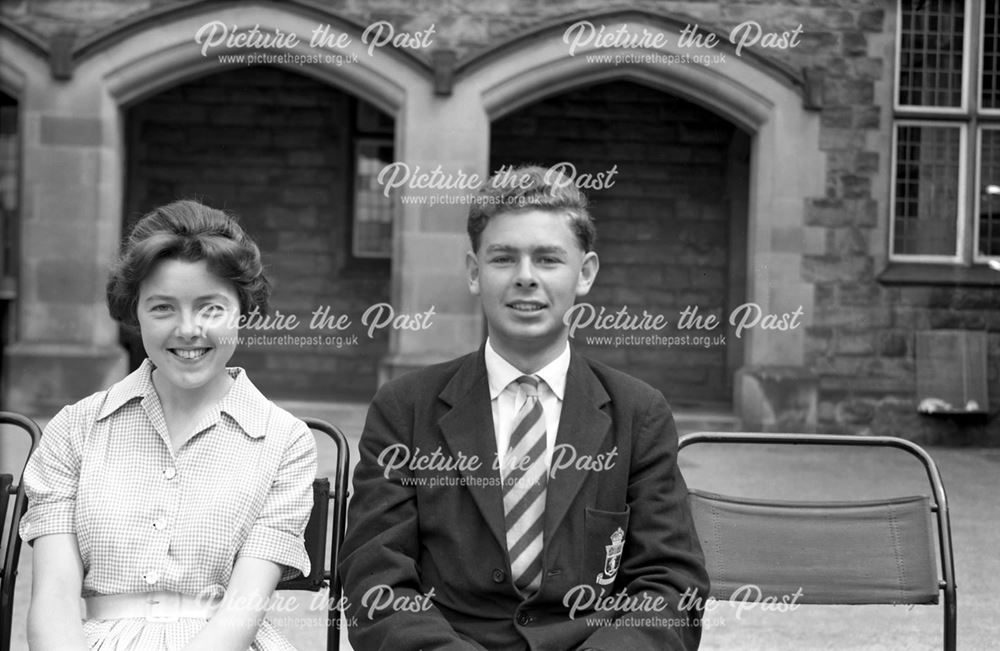 Passports Photos of Pupils, Herbert Strutt School, Derby Road, Belper, 1960