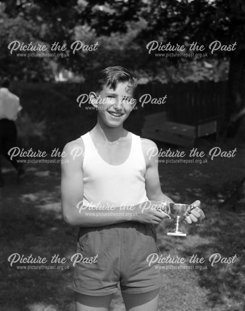 Sports Day Award Winner, Herbert Strutt School, Derby Road, Belper, 1960