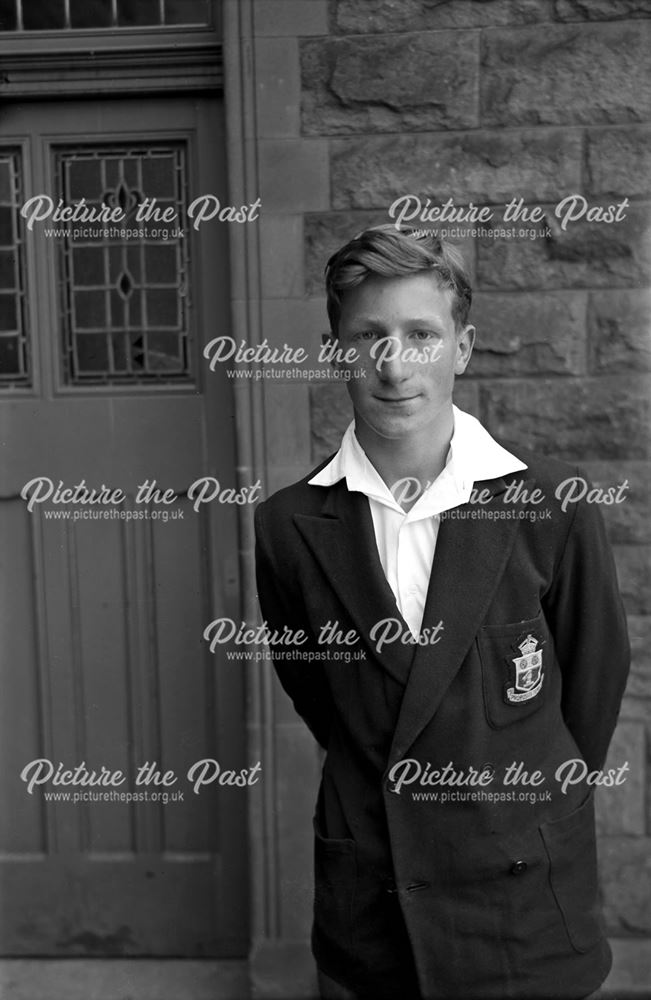 Portrait of Pupil, Herbert Strutt School, Derby Road, Belper, 1960