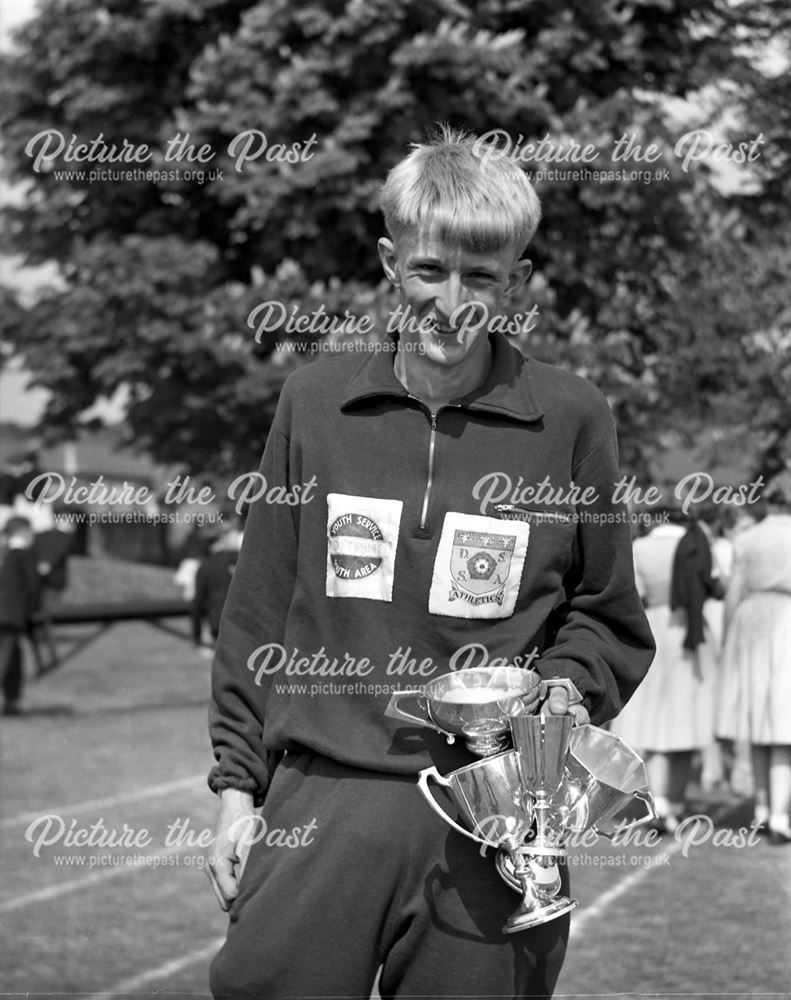Sports Day Award Winner, Herbert Strutt School, Derby Road, Belper, 1960