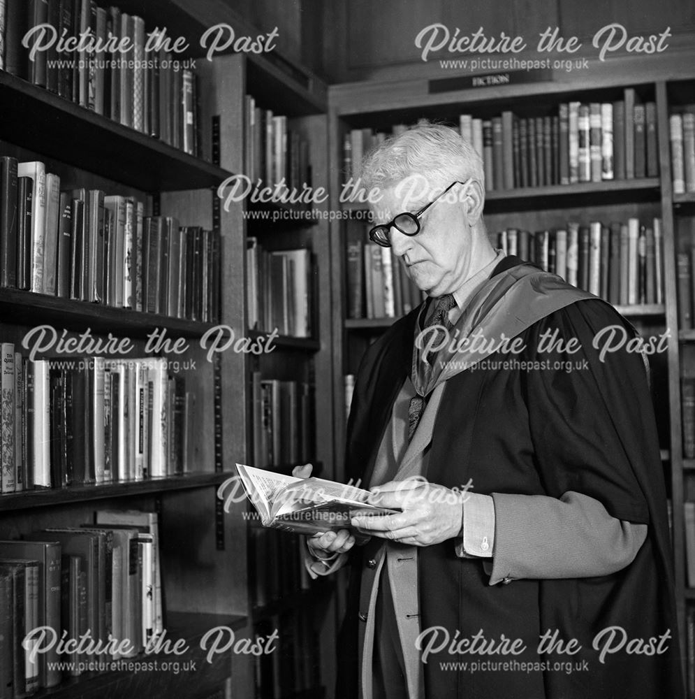 Portrait of Roland Sutton, Herbert Strutt School, Derby Road, Belper, 1960