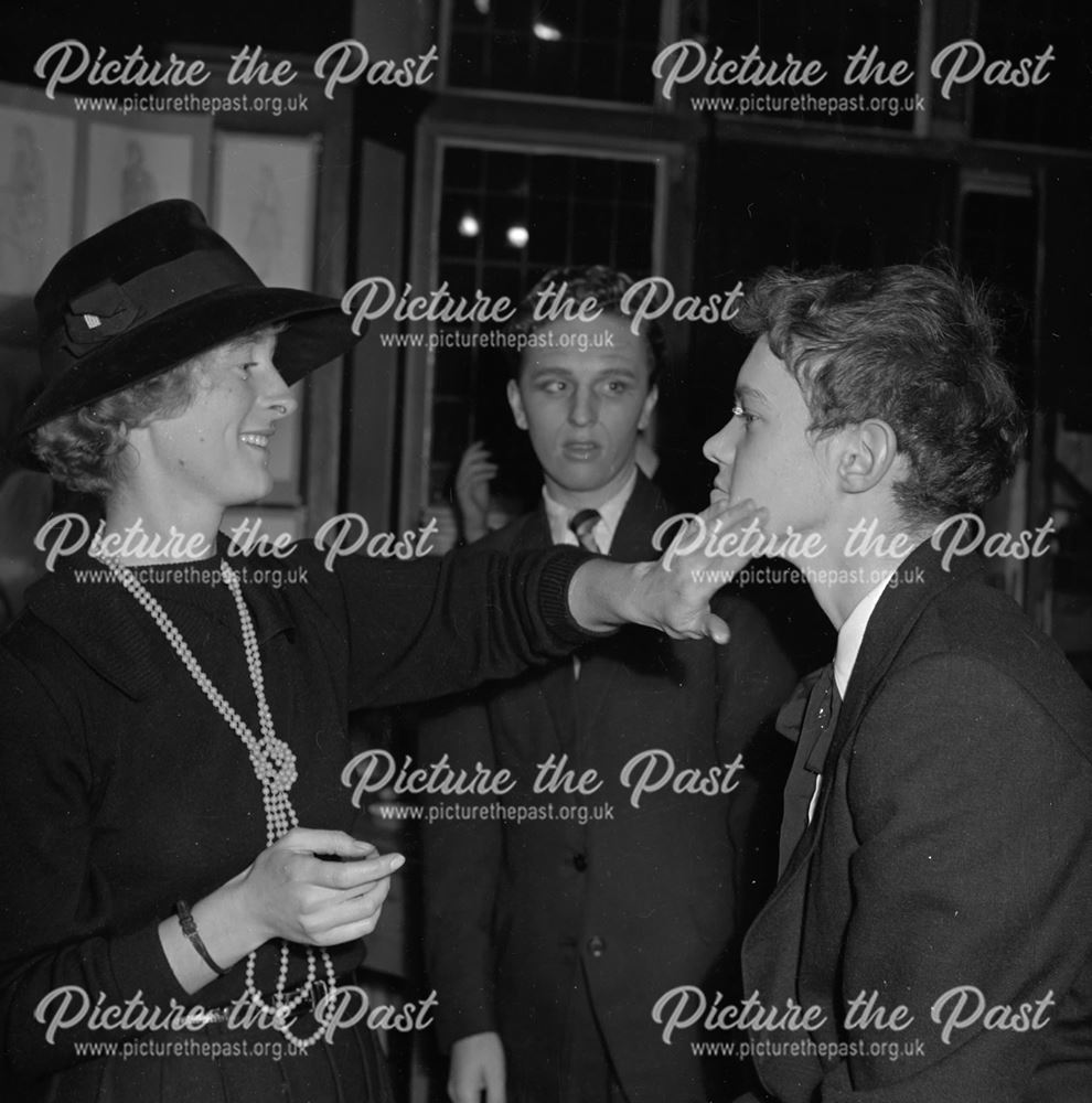 Portrait of Characters from 'Our Town', Herbert Strutt School, Derby Road, Belper, c 1960s ?