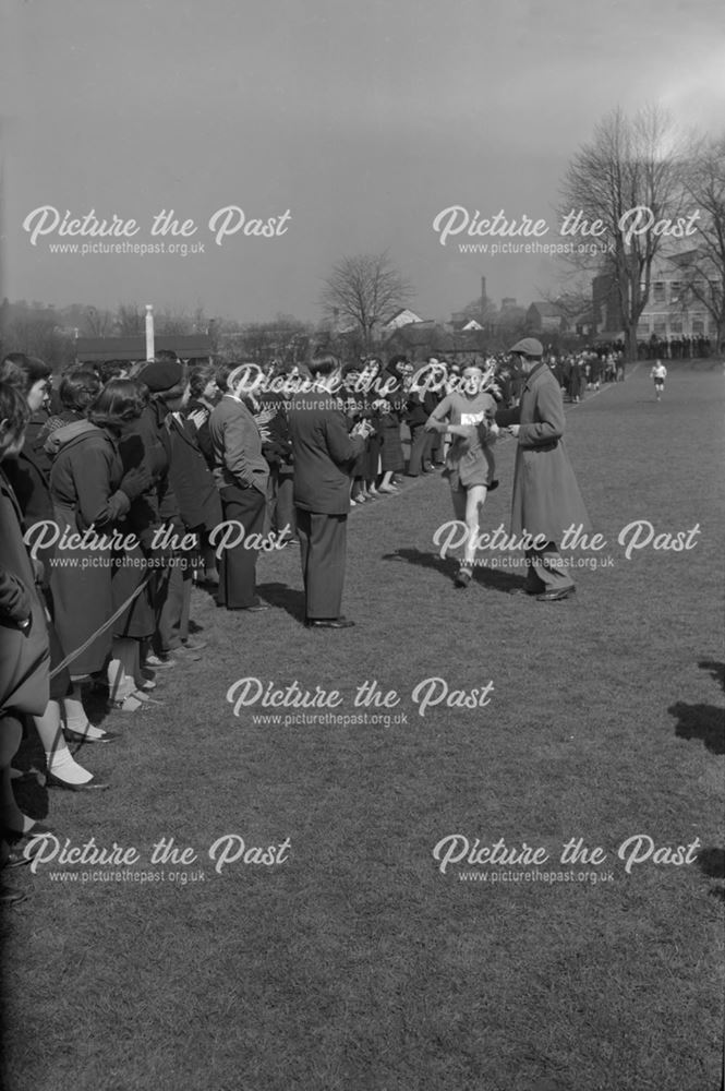 Cross Country, Herbert Strutt School, Derby Road, Belper, 1958