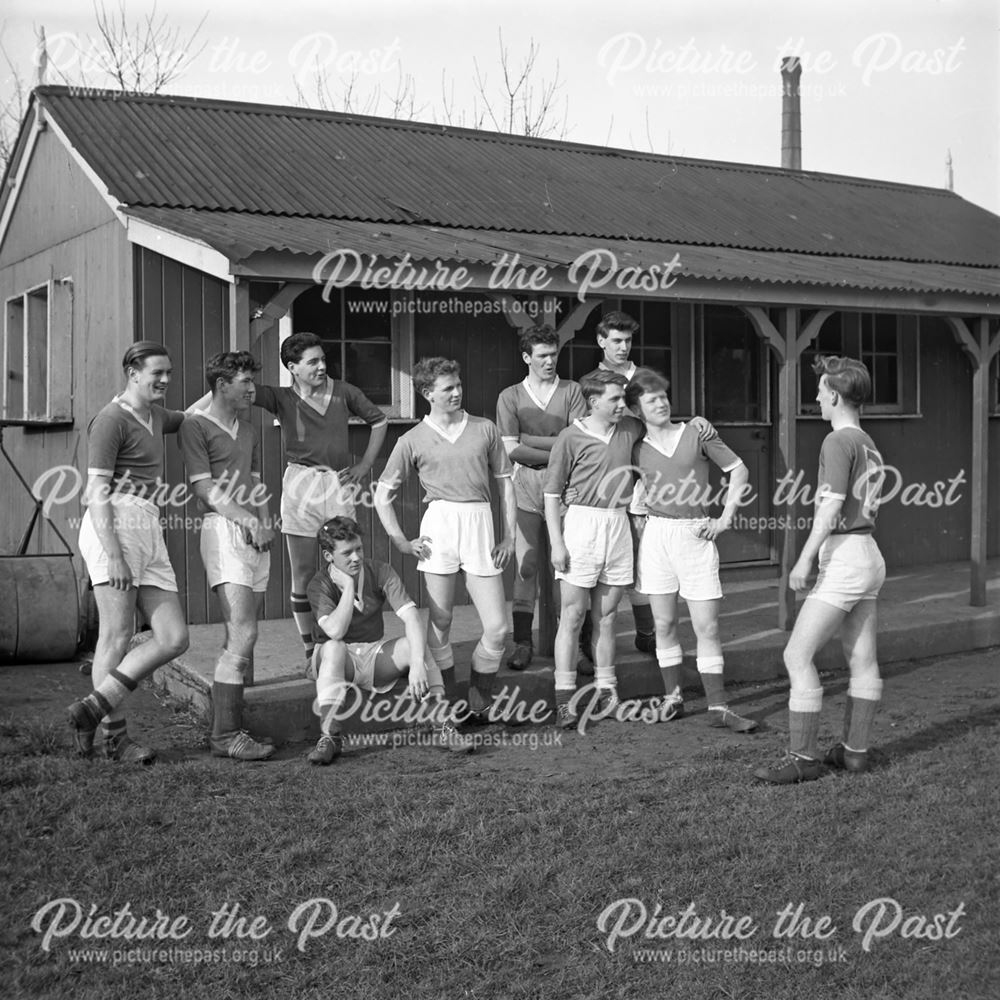 Football Team, Herbert Strutt School, Derby Road, Belper, 1960s