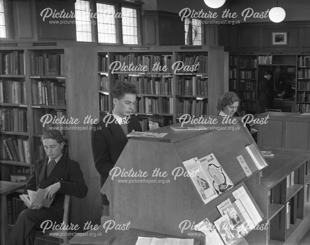 Library, Herbert Strutt School, Derby Road, Belper, c 1960s