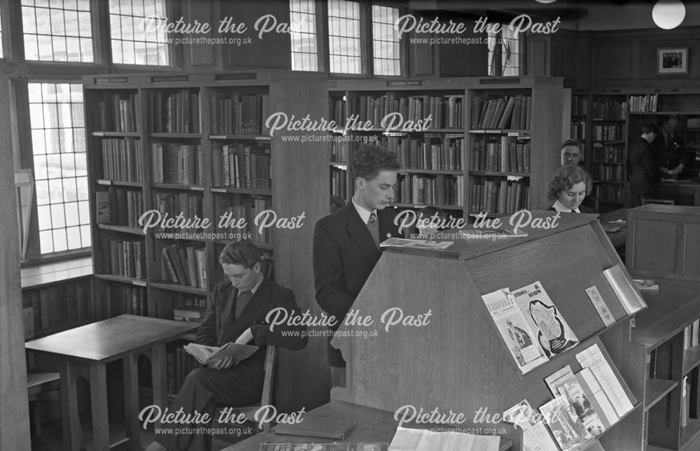 Library, Herbert Strutt School, Derby Road, Belper, c 1960s