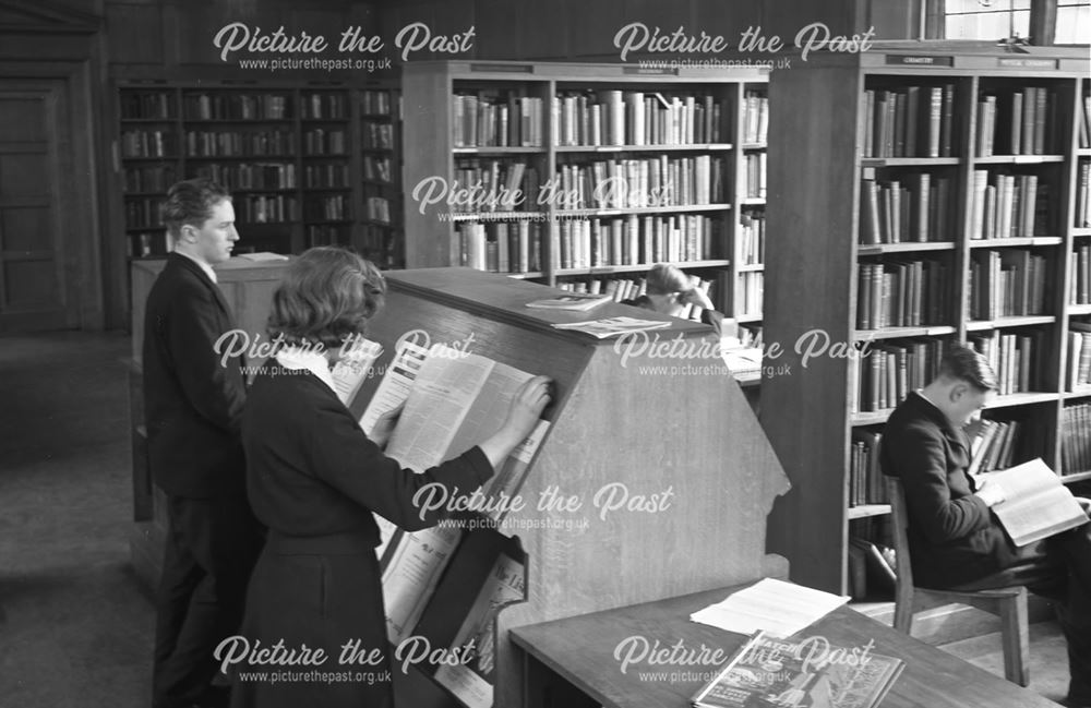 Library, Herbert Strutt School, Derby Road, Belper, c 1960s