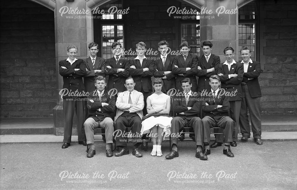 Class Portrait?, Herbert Strutt School, Derby Road, Belper, c 1960s