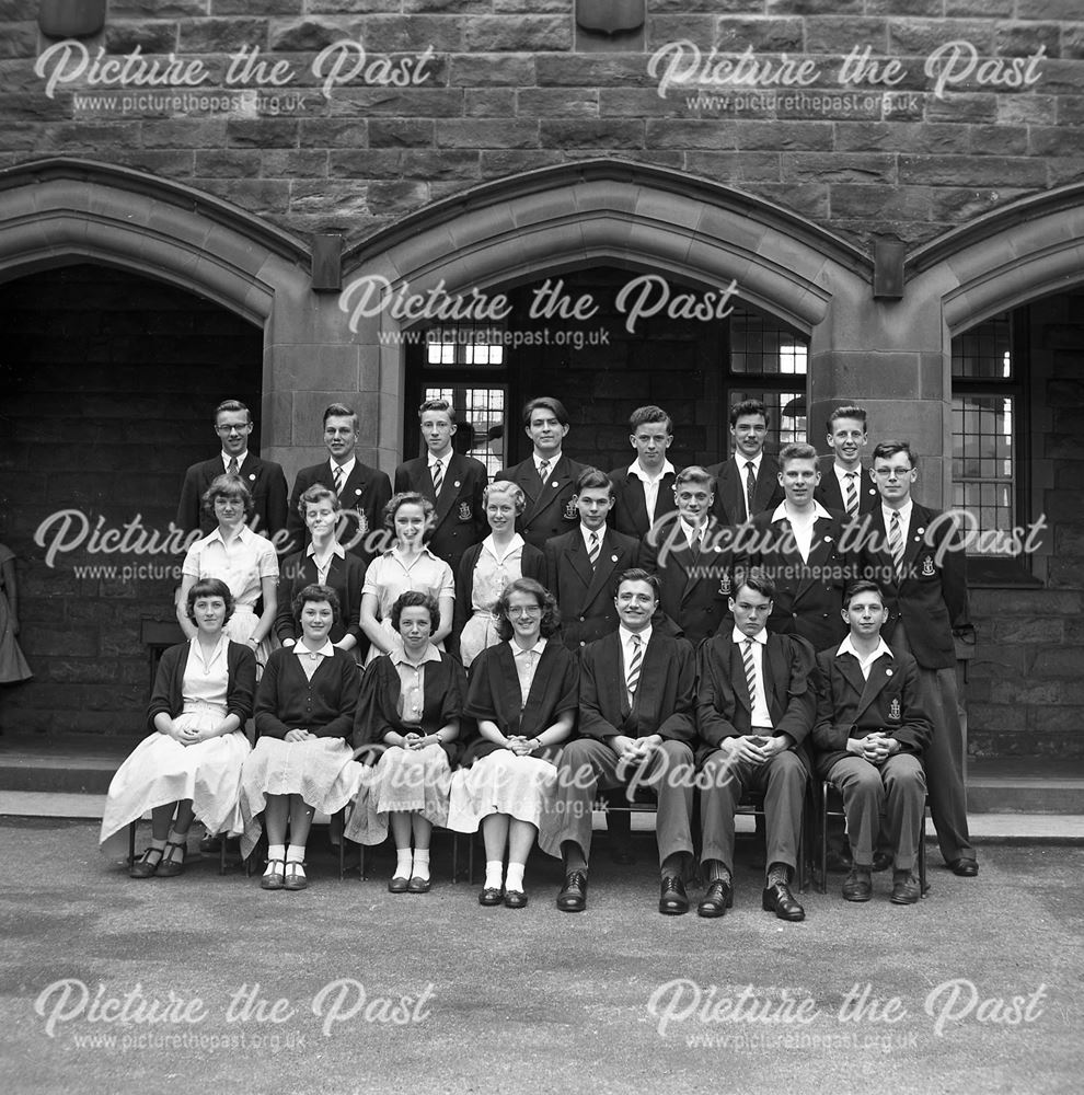 Class Portrait?, Herbert Strutt School, Derby Road, Belper, c 1960s