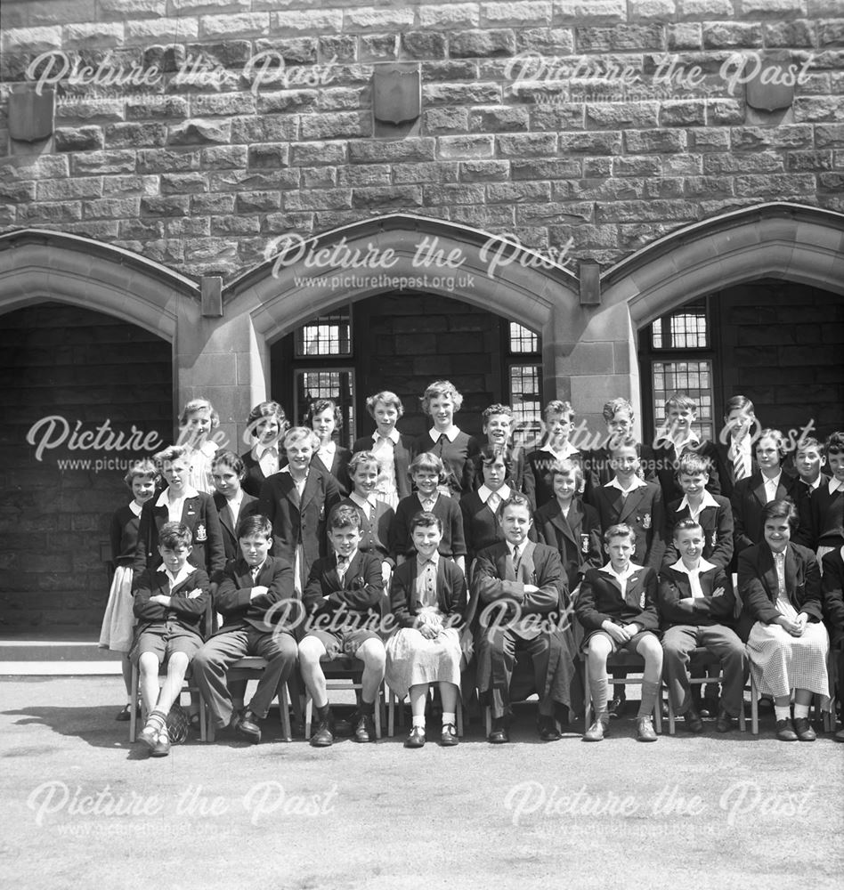 Class Portrait?, Herbert Strutt School, Derby Road, Belper, c 1960s