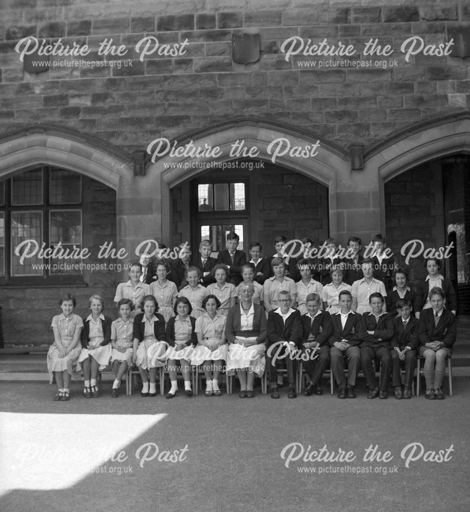 Class Portrait?, Herbert Strutt School, Derby Road, Belper, c 1960s