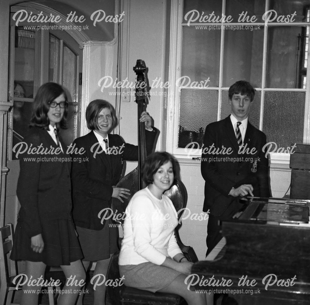 Music Group, Herbert Strutt School, Derby Road, Belper, c 1960s