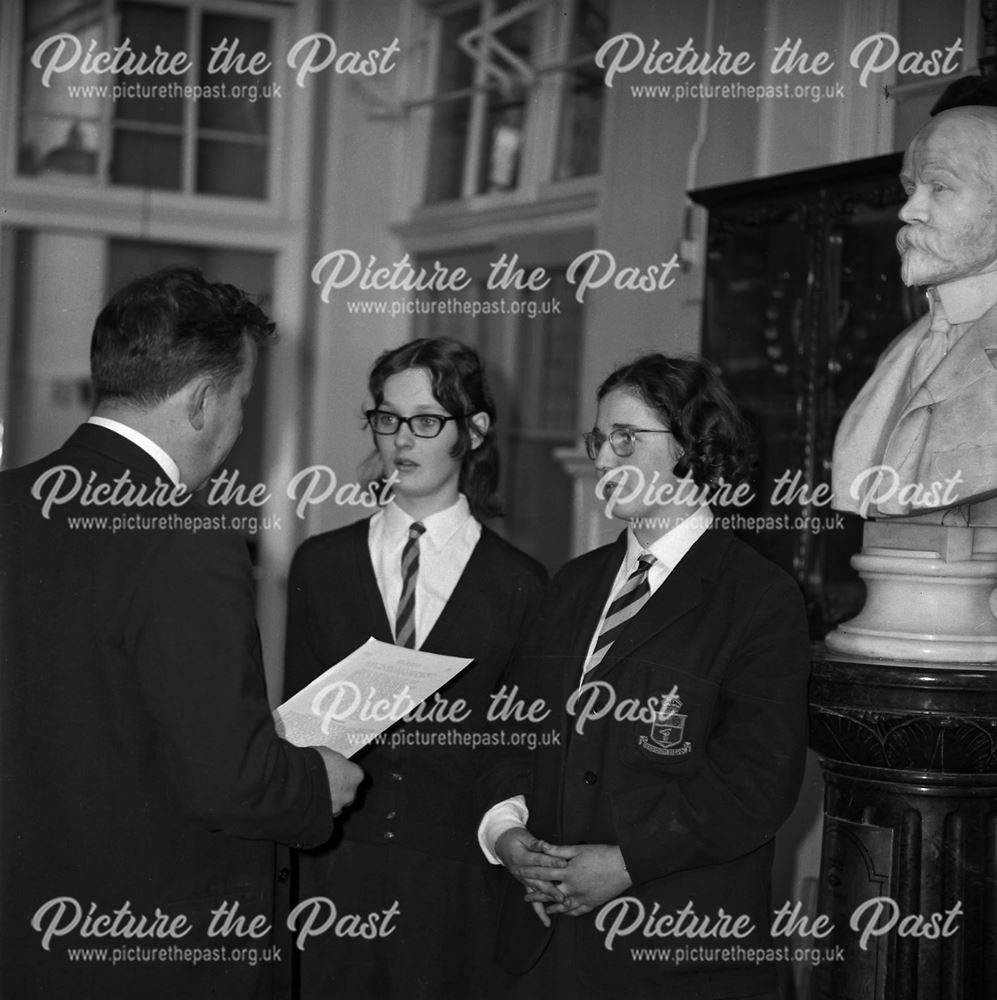 Prize Giving, Herbert Strutt School, Derby Road, Belper, c 1960s