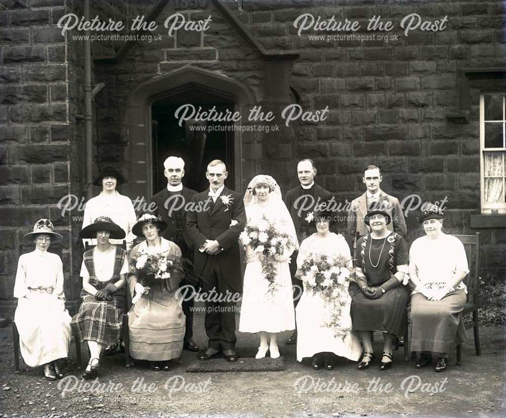 Portrait of a Wedding Party, c 1920s