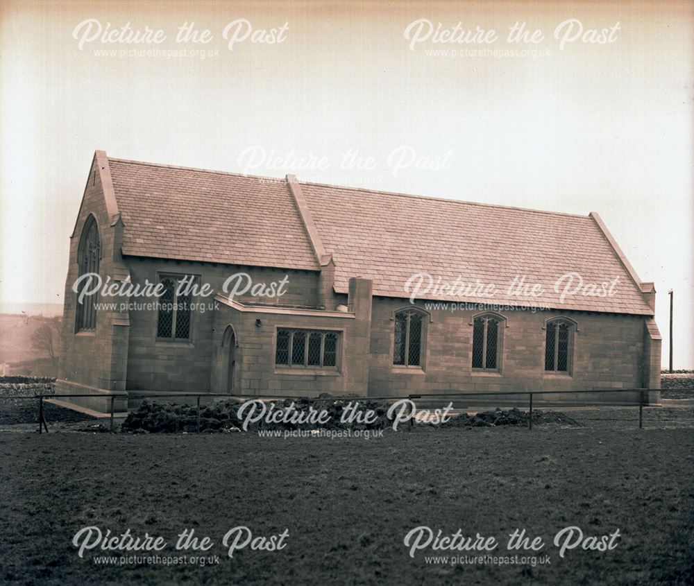 Newly Built Unknown Chapel: Side Elevation, c 1920s-30s