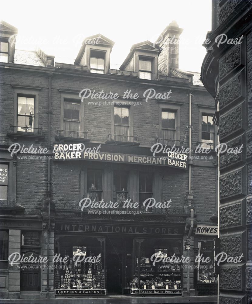 International Stores Grocery Store, Buxton, c 1920s ?