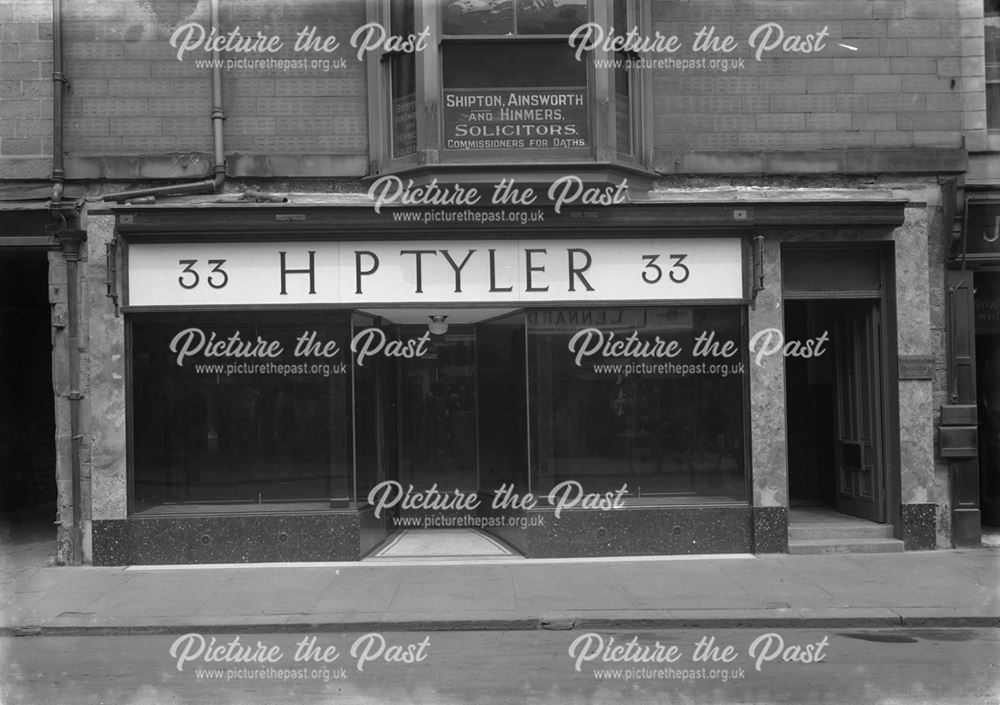 H P Tyler's Shop, Buxton, c 1930s